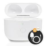 Custodia di ricarica compatibile con AirPods 3 Generazione, Wireless charging case con sincronizzazione Bluetooth, carica fino a 5 volte completa, custodia molto resistente