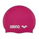 arena Classic Silicone Cuffia Unisex in Silicone, Cuffia Piscina Donna e Uomo, Cuffia Nuoto con Bordo Rinforzato, Cuffia Morbida e Resistente