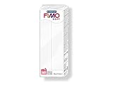 STAEDTLER FIMO SOFT, pasta modellabile termoindurente, panetto grande da 350 grammi, colore bianco, 8022-0