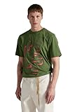 CIESSE PIUMINI T-Shirt Verde Stampata (Modello Graphi) M