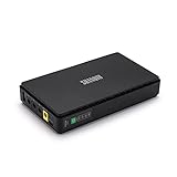 Shanqiu Gruppo di continuità Mini UPS per Router, Modem, Telecamera, Ingresso DC o USB Uscita 5V 2A USB e 5V 9V 12V 2A DC (37Wh)