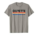 Olivette, Missouri Hometown Pride Retro anni  70 anni  80 Maglietta