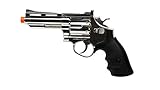 H F C Softair 0,9 Joule Revolver 4" Argento (HG 132S)