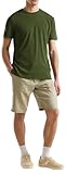 United Colors of Benetton Bermuda 4AGH59578 Pantaloncini, Verde Militare 0W9, 56 Uomo