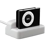 DIGIFLEX Stazione di attracco per ricaricare e sincronizzare l iPod Shuffle di 2a e 3a generazione - bianco