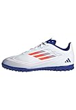 adidas F50 Club Football Boots Turf, Scarpe da Calcio per Erba Sintetica Unisex-Adulto, Cloud White/Solar Red/Lucid Blue, 41 1/3 EU