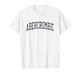 Abercrombie ND Vintage Athletic Sports JSN2 Stampa Navy Maglietta