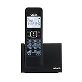 VTech LS1000 Telefono cordless Casa con vivavoce, telefono fisso DECT, doppia ricarica, identificatore di chiamata/attesa, display e tastiera retroilluminati, modalità ECO, 50 Rubrica nomi e numeri