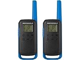 MOTOROLA Solutions - Lotto di 2 Walkie Talkie - TALKABOUT T62 - PMR446 - Blu - Lungo raggio - USB