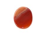 Cabochon in onice rosso, 38 ct, forma ovale, 34 x 27 x 4 mm, forniture per la creazione di gioielli, pietra sfusa SC-3631, 34x27x4mm, Gemma, Onice rossa