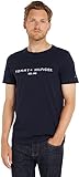 Tommy Hilfiger CORE TOMMY LOGO TEE MW0MW11465, Uomo, Blu (SKY CAPTAIN), M