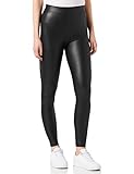 ONLY Coated Leggings Ghette, Black, M Donna