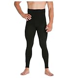 Easy8 (Nero, XL Calzamaglia Termica da Uomo Invernale, sotto Tuta Moto, Scalda Muscoli Intimi Fitness in Pile Leggings Felpati Lavoro, Sport, Sci Montagna