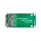 JSER Adattatore da mSATA a Mini PCI-e SATA SSD per Asus Eee PC 1000, 900, 901, 900A, T91