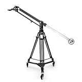 PROAIM 7  Wave-2 Video Jib Crane con supporto e pavimento Dolly, carico utile 25kg/55libbre (P-WV-2SD)