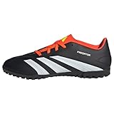 adidas Predator.4 Tf, Scarpe da Ginnastica Unisex-Adulto, Core Black Ftwr White Solar Red, 41 1/3 EU