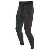 Dainese Thermo Pants Calzamaglia Termica, Nero/Rosso, L Uomo