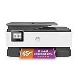 HP OfficeJet Pro 8022e 229W7B, Stampante Multifunzione a Getto d Inchiostro A4 a Colori, Fronte e Retro Automatico, 29 ppm, Wi-Fi, HP Smart, 6 Mesi di Inchiostro Instant Ink Inclusi con HP+, Nera