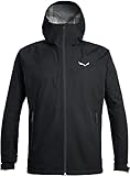 Salewa Puez (Aqua 3) Giacca, Uomo, Nero (Black Out/0730), 50/L