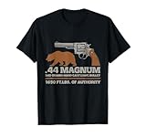 44 Magnum big bore caccia revolver, orso trail tee all aperto Maglietta