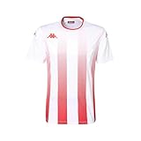 Kappa BUGO T-Shirt, Bianco/Rosso, L Uomo