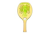 Turquoise Racchetta Beach Tennis Racket Logo (White Green)