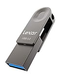 Lexar Chiavetta USB 3.2 128 GB, Gen 1, USB C & USB A, Velocità di Lettura Fino a 100 MB/s, Supporta OTG, Metallo Memoria per PC, Laptop, Auto, TV, Smartphone Type C, Android