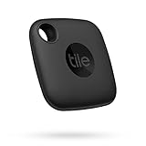 Tile Mate (2022) Ricerca oggetti Bluetooth, portata 76 m, funziona con Alexa e Google Home, compatibile con iOS e Android, nero, 37,8 x 37,8 x 7,1, (1 confezione)