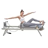 Pilates Reformer,Attrezzatura pieghevole per macchina Pilates Reformer,Attrezzatura per esercizi di yoga,Lettino yoga pieghevole multifunzionale,Perfetto per gli amanti del Pilates,Attrezzature per i