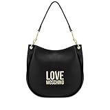 Love Moschino BORSA A SPALLA Donna, Nero, 26X28X10