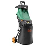 Gardebruk® Biotrituratore Elettrico Trinciatrice 3100W 2X Raccoglitore 50L Cippatore Trita Legno Tritatutto da Giardino