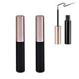 Eyeliner Liquido Magnetico,Eyeliner Magnetico,Eyeliner per Ciglia Finte Magnetiche,Eyeliner Liquido, Long Lasting Impermeabile Magnetico Eyeliner,Ciglia Finte Eyeliner Magnetico,Nero,2 Pezzi