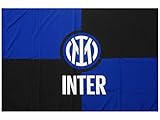 Inter Bandiera Nuovo Logo 100x140cm, Unisex Adulto, Nero/Blu, 100x140