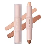 KIMUSE Contouring Viso, Stick Contorno 2 in 1, Creamy Contouring & Highlight Stick, Stick Contorno Viso: Texture Cremosa e Premium Liscia (W03-DEEP)