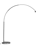 QAZQA arc - Lampada da terra arco Moderno - 1 luce - L 1700 mm - Cromo - Art déco,Moderno,Retrò - Soggiorno