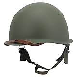 Agashi Elmetto Ww2 Us M1 Riproduzione in Acciaio Equipaggiamento Militare Della Seconda Guerra Mondiale Elmetti Imitazione/Green