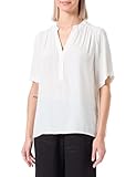 SELECTED FEMME Slfsusie-mivia SS Top Noos Camicia a Maniche Corte, Bianco, 42 Donna