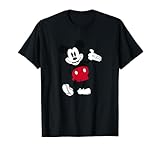 Disney Mickey Mouse Smile Hand Up Leg Out Maglietta