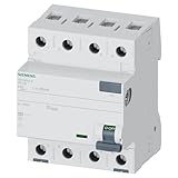 Siemens 5sv – interruttore differenziale classe-a, 4 Poli 40A 300mA, 70 mm