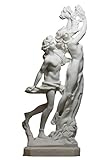 Apollo & Daphne Bernini - Statua greca nuda in marmo, 28 cm