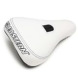 Sella per bicicletta Eastern Bikes BMX in nylon con sistema Pivotal (Bianco)