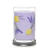 Yankee Candle Candela in bicchiere grande, fragranza limone e lavanda