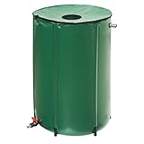 Gartenfreude Cisterna pieghevole da 250 litri, 60 x 60 x 90 cm, verde, 9602-1000-001