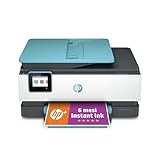 HP OfficeJet Pro 8025e 229W9B, Stampante Multifunzione a Getto d Inchiostro A4 a Colori, Fronte e Retro Automatico, 20 ppm, Wi-Fi, HP Smart, 6 Mesi di Inchiostro Instant Ink Inclusi con HP+, Oasi