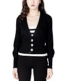 GUESS Maglia Donna Agnes Cardigan Sweater Black E24GU13 W3YR23Z37J2 L