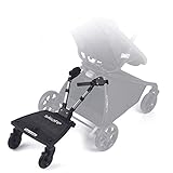 Be Cool Skate Pedana universale per passeggino e carrozzina, secondo bambino, fino a 20 kg, pieghevole, antiscivolo