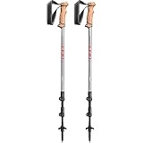 Leki Bastoncini da Trekking Legacy Lite, Gunmetal-Weiß-leuchtrot