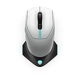 Alienware AW610M Mouse da gioco cablato/wireless 610M (Lunar Light)