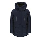 WOOLRICH Uomo Ramar Arctic Parka CFWOOU0866MRUT0001 Melton Blue Taglia M