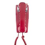 Opis Technology Opis WallFon Cable in rosso: telefono da parete nostalgia cablato per veri amanti del retrò